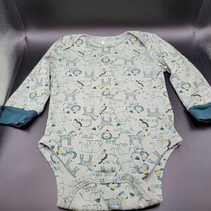 Kyle And Deena Long Sleeve Bodysuit Zoo Animals Size‎ 6-9M